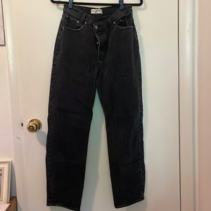 A&F High Rise Dad Jean